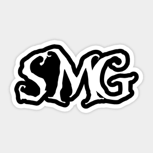 smg initials Sticker